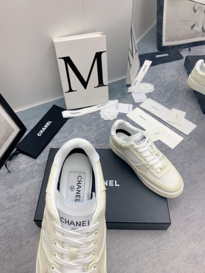 Chanel Spring and Summer Ultra High Quality Light Yellow Fashionable Casual Sports Sneakers - Image 7