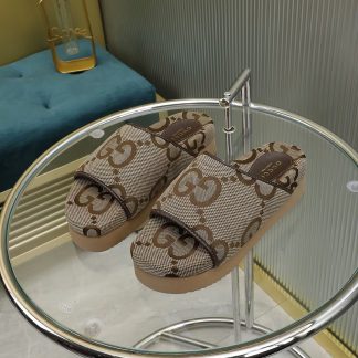 Gucci's latest limited edition high-top platform slippers