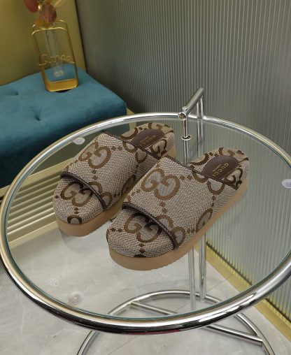 Gucci's latest limited edition high-top platform slippers