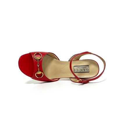 Gucci high heel block heel sandals classic buckle - Image 7