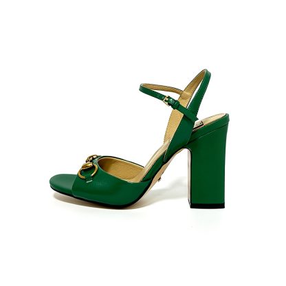 Gucci high heel block heel sandals classic buckle - Image 7