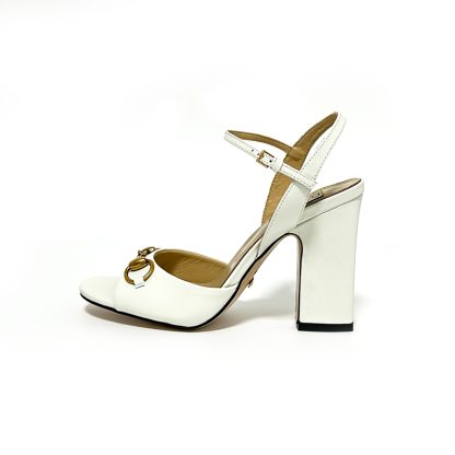 Gucci high heel block heel sandals classic buckle - Image 8