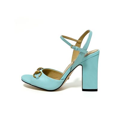 Gucci high heel block heel sandals classic buckle - Image 8
