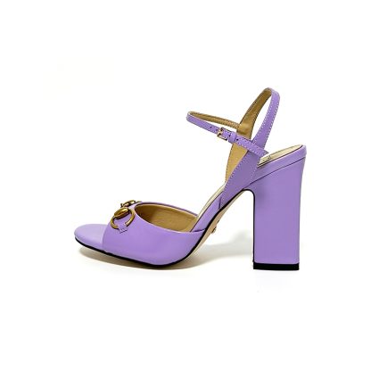 Gucci high heel block heel sandals classic buckle - Image 8