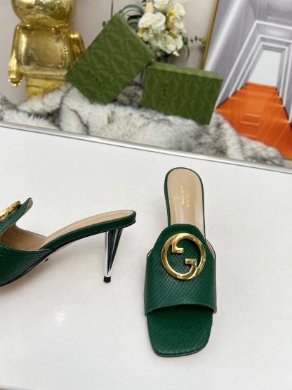 Gucci high heel slippers - Image 8