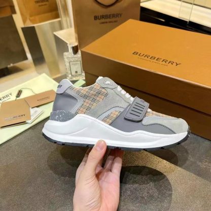 Burberry Vintage Check Thick-Soled Sneakers - Image 5