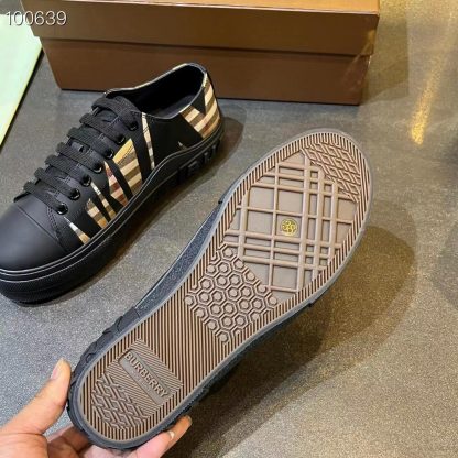 Burberry Vintage Check Cotton Sneakers - Image 7