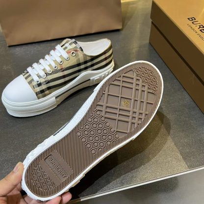 Burberry Vintage Check Cotton Sneakers - Image 7