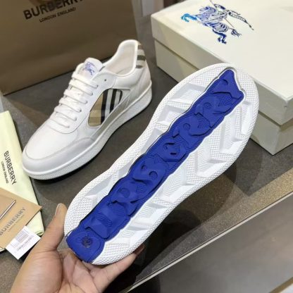 Burberry check pattern stretch nylon sneakers - Image 7