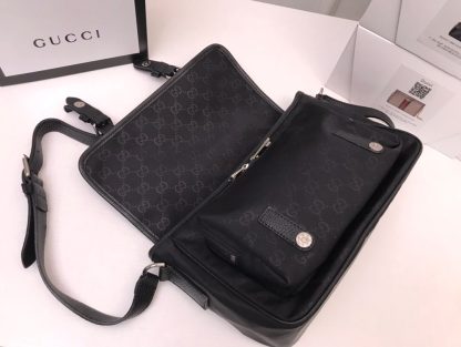 Gucci classic print double zipper shoulder bag - Image 7