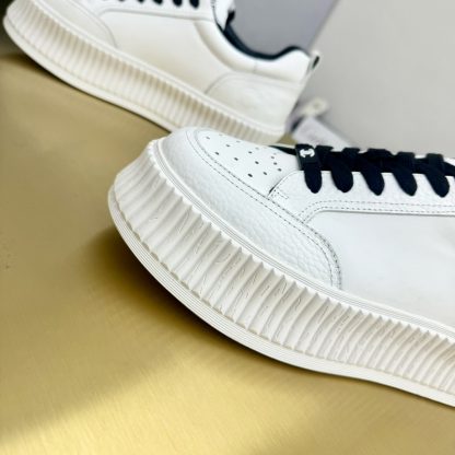 Chanel classic white and black mix classic fashion casual sneakers - Image 7