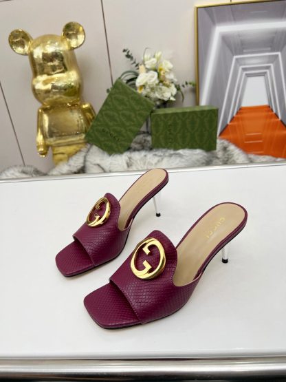 Gucci high heel slippers - Image 8