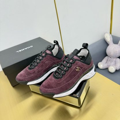Chanel classic red and black mix and match fashion casual dad shoes for men and women - Image 7