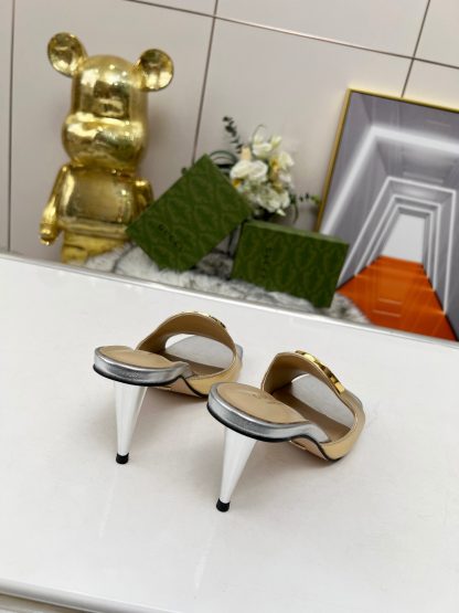 Gucci high heel slippers - Image 8