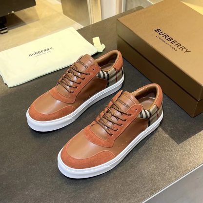 Burberry classic check casual sneakers - Image 7