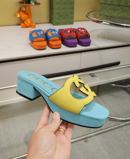 Gucci platform slippers - Image 7