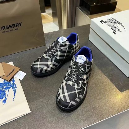 Burberry classic check casual sneakers - Image 7