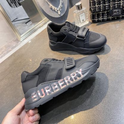 Burberry Classic Shape Patterned Sneakers - Image 7