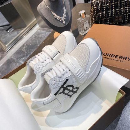 Burberry Printed Thick Sole Sneakers - Image 7