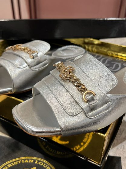 Christian Louboutin chain sandals - Image 7