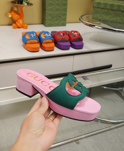 Gucci platform slippers - Image 7