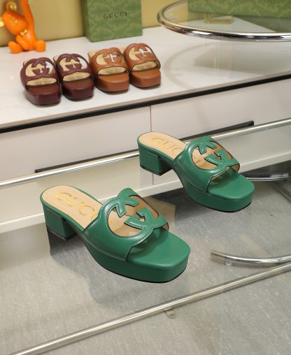Gucci platform slippers - Image 8