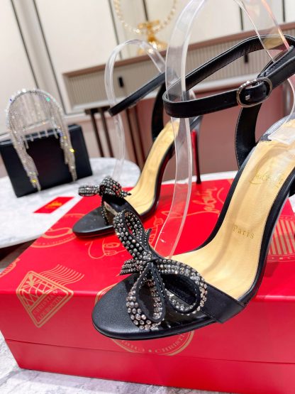 Christian Louboutin one-strap bow high heels - Image 7