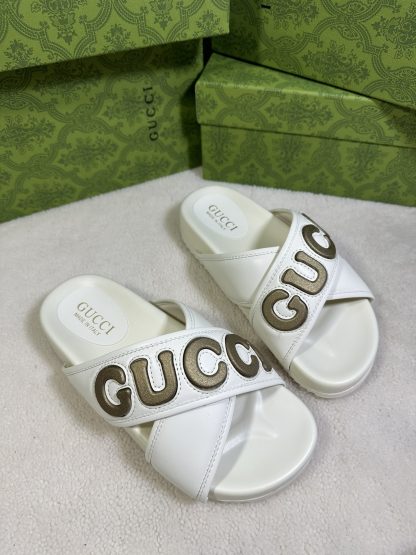 Gucci cross-over slippers - Image 8