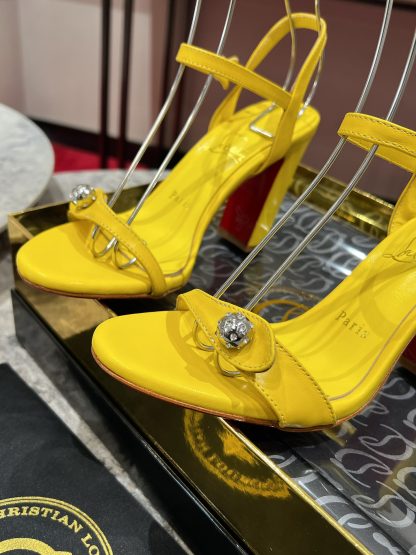 Christian Louboutin chunky heel sandals high heels - Image 7