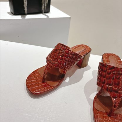ChristianLouboutin red bottom women's thong high heel sandals - Image 7