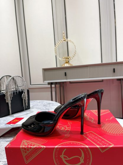 ChristianLouboutin exquisite fish mouth sandals high heels - Image 6