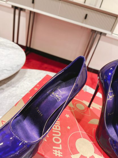 Christian Louboutin mirrored purple high heels - Image 7