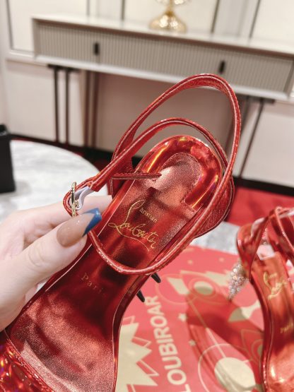 Christian Louboutin Queen Scepter Sandals High Heels - Image 6