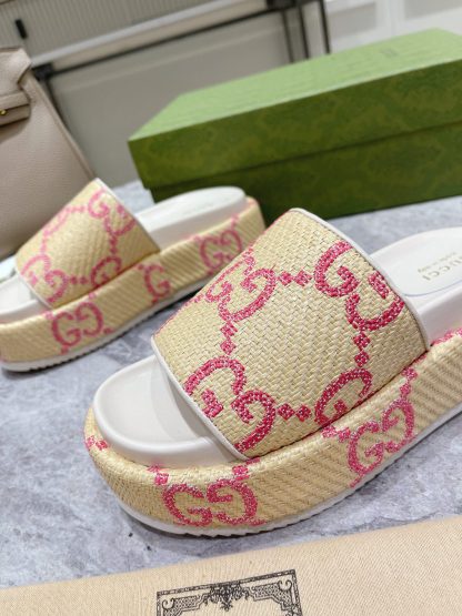 Gucci Women's GG Platform Slide Sandals - Image 6