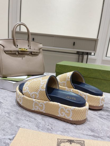 Gucci Women's GG Platform Slide Sandals - Image 7