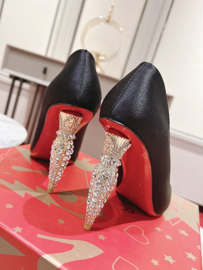 ChristianLouboutin Temperament Queen's Scepter Diamond Heel High Heels - Image 6