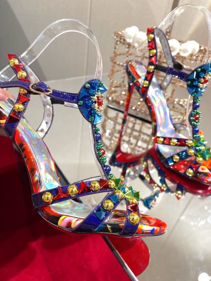 ChristianLouboutin stylish and exquisite spiked high heels - Image 7
