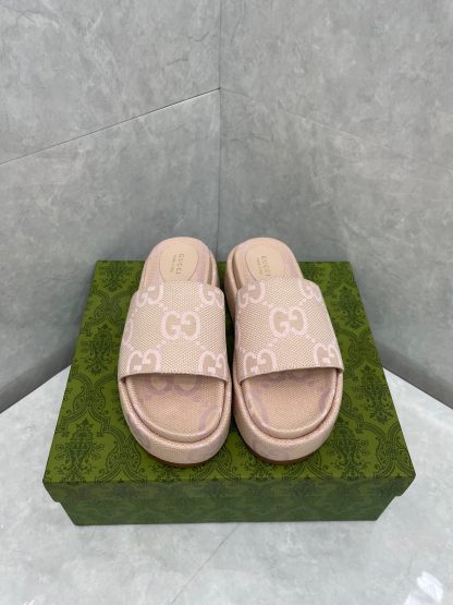 Gucci Women's Large GG Platform Slides - Image 7