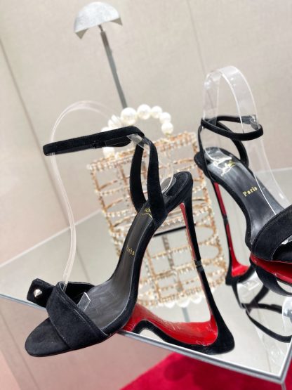 ChristianLouboutin double spike sandals high heels - Image 6