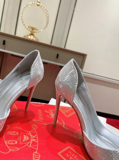 Christian Louboutin glittering exquisite high heels - Image 7
