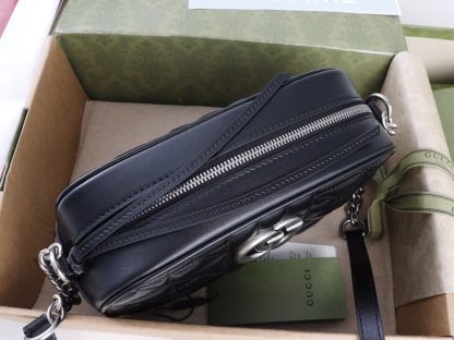 Gucci Shiny Retro Silver Classic Shoulder Bag - Image 7