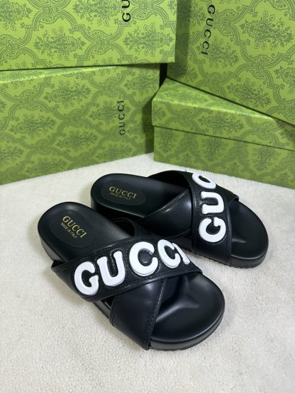Gucci cross-over slippers - Image 7