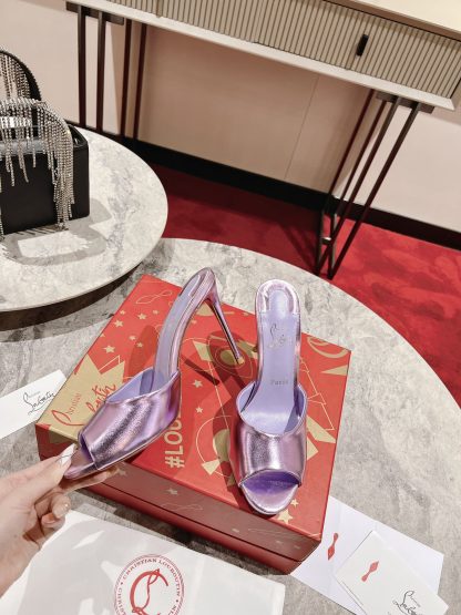 ChristianLouboutin fish mouth sandals high heels - Image 7