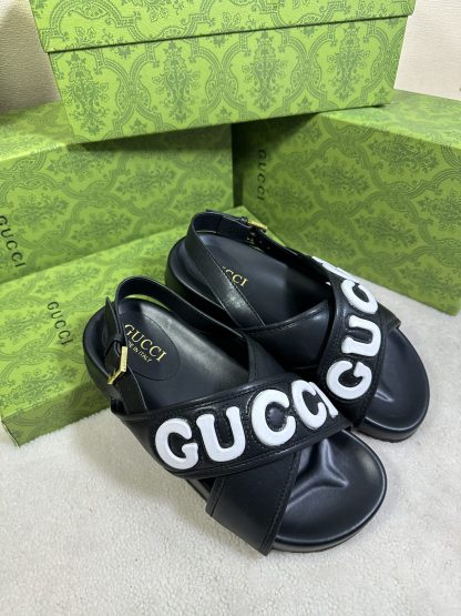 Gucci cross-over slide sandals - Image 8