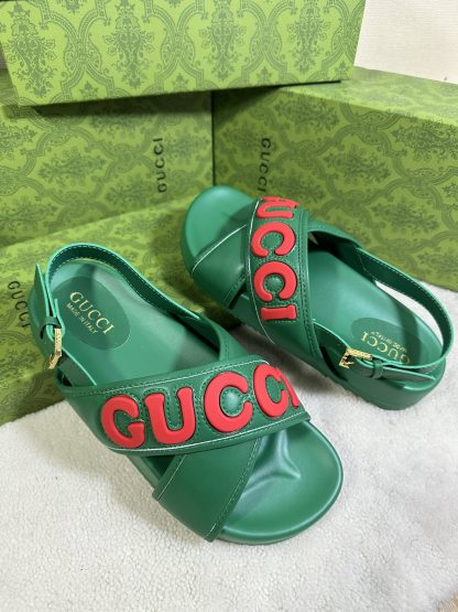 Gucci cross-over slide sandals - Image 8