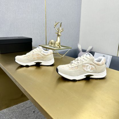 Chanel apricot orange mix classic fashion casual sneakers - Image 7