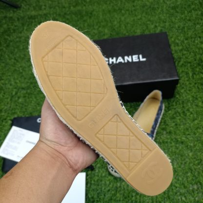 Chanel popular leather black and blue casual shoes - Image 6