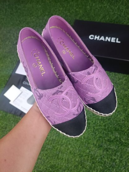 Chanel's early spring sunshine purple and black new fisherman shoes - Image 6