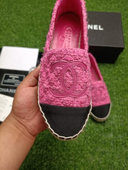 Chanel early spring sunshine pink black new fisherman shoes - Image 6
