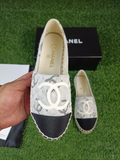 Chanel early spring sunshine gray and black new fisherman shoes - Image 6